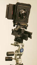 Silvestri sliding back adapter, 4x5 inch large format cameras