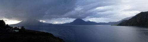 Lake Atitlan picture dawn