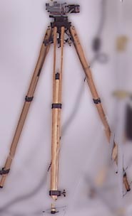 wooden camera tripod from Ries Industries
