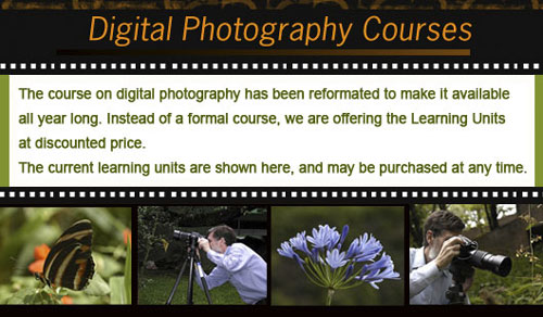 Banner Digital Photo Course