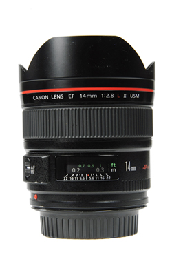 Canon EF 14mm f/2.8L II USM ultra-wide-angle lens images, reviews