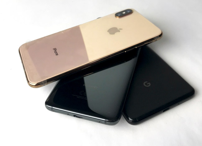 Iphone Xs, Google Pixel 3 XL, Huawei P20 pro Camera comparison