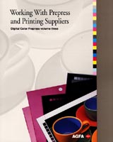 Agfa Direct book on prepress and printing suppliers.