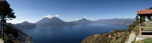 Atitlan Lake Better Light Panormaic